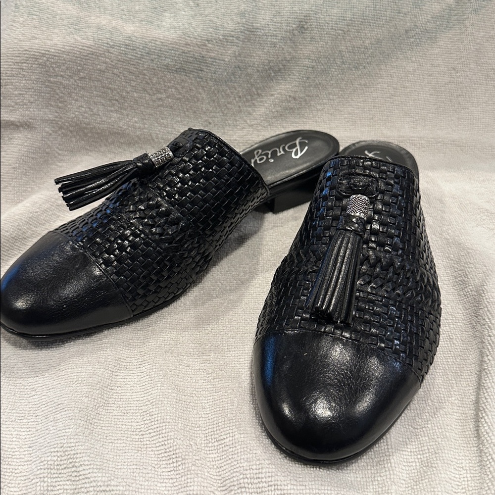 Brighton Idol Black Mules - Picture 3 of 7